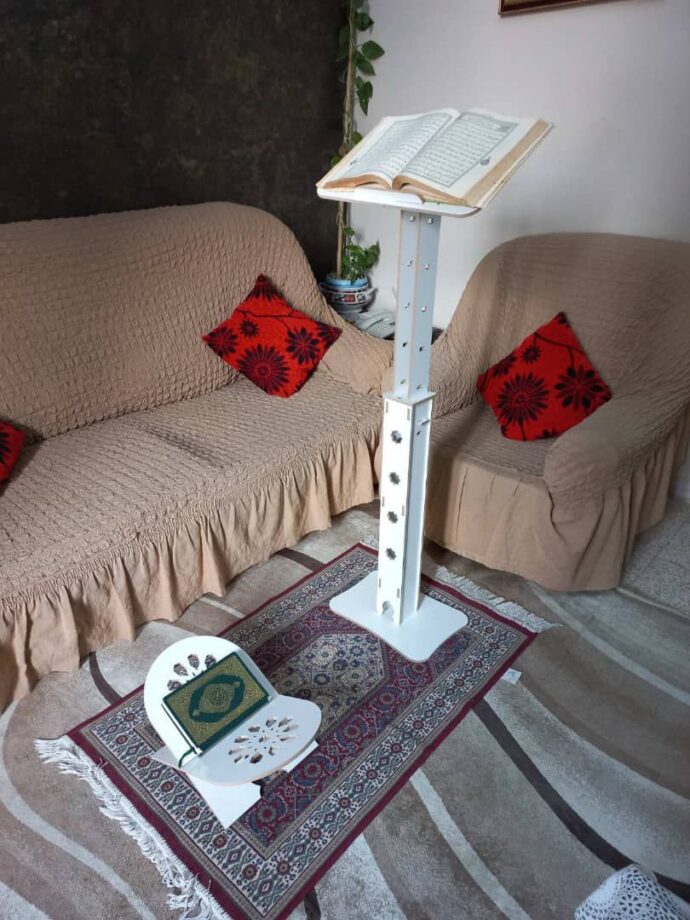 ⁦PACK SUPPORT QURAN 🕌🕋 🕋 حامل المصحف الصغير +حامل المصحف الشريف المتحرك 📖 🕌 📖⁩ - الصورة ⁦9⁩