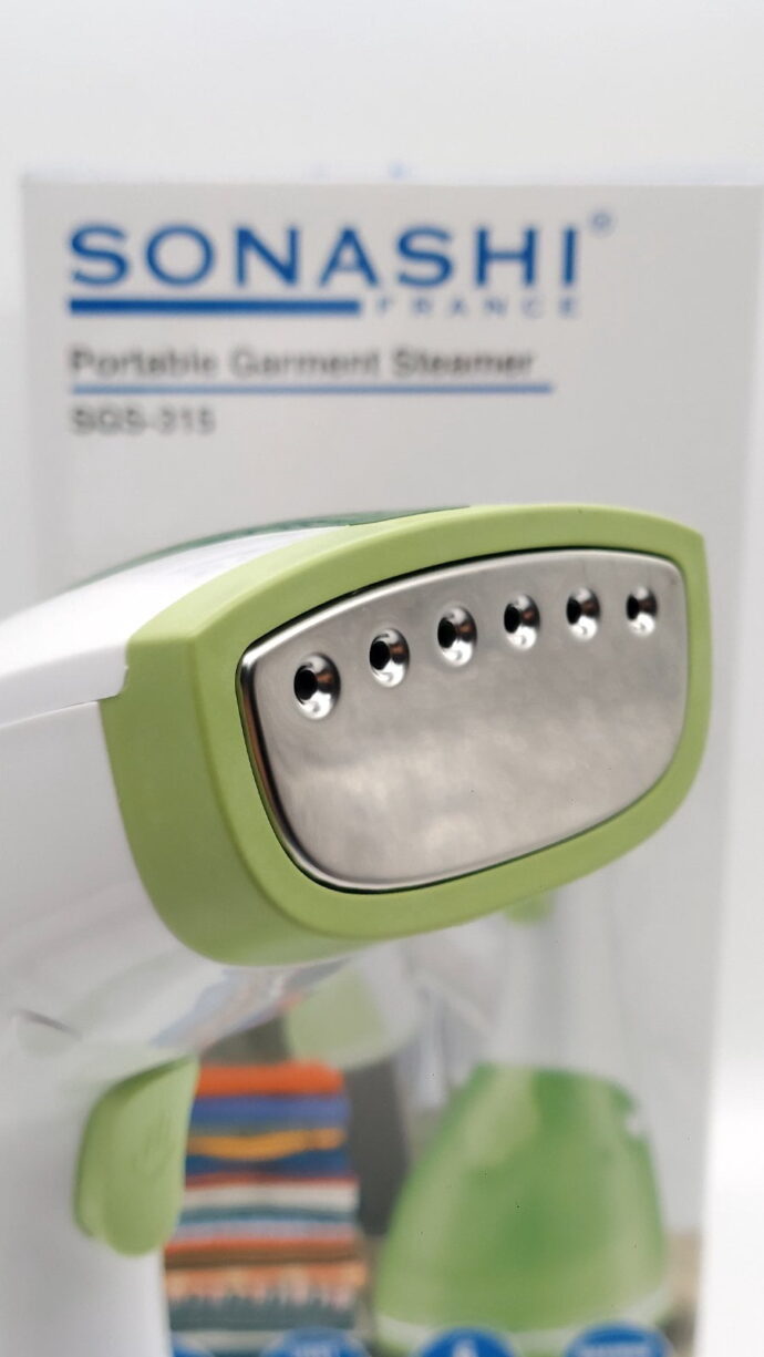 ⁦Sonashi Défroisseur A Vapeur original- Sgs- 315 – Blanc/Vert⁩ - الصورة ⁦2⁩