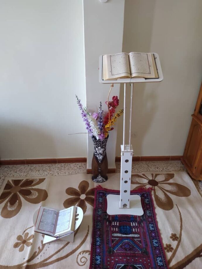 ⁦PACK SUPPORT QURAN 🕌🕋 🕋 حامل المصحف الصغير +حامل المصحف الشريف المتحرك 📖 🕌 📖⁩ - الصورة ⁦4⁩