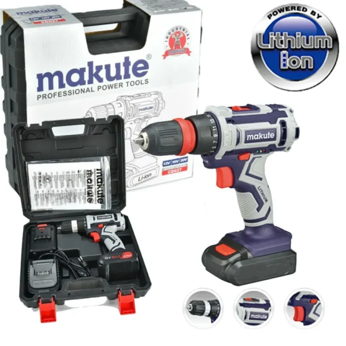 ⁦Visseuse Perceuse Multi-Usage Mandrin Changeable "MAKUTE ORIGINAL" 20V⁩ - الصورة ⁦2⁩