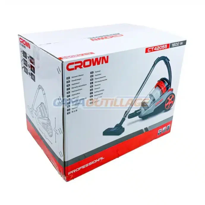 ⁦ASPIRATEUR 03L 1800W CROWN⁩ - الصورة ⁦9⁩