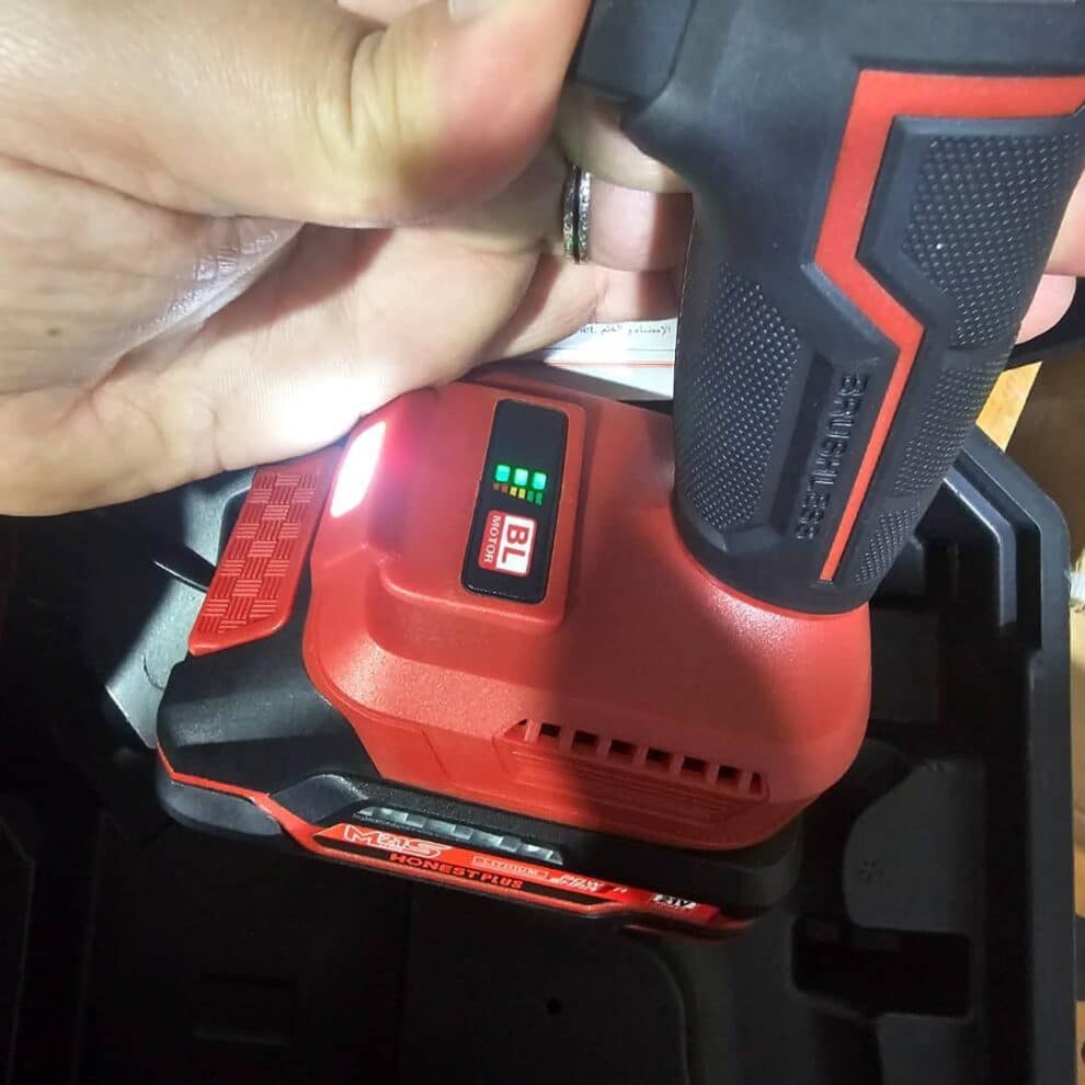 ⁦الة فك و تركيب البراغي visseuse perceuse HONESTPLUS 21V YAE6125⁩ - الصورة ⁦12⁩